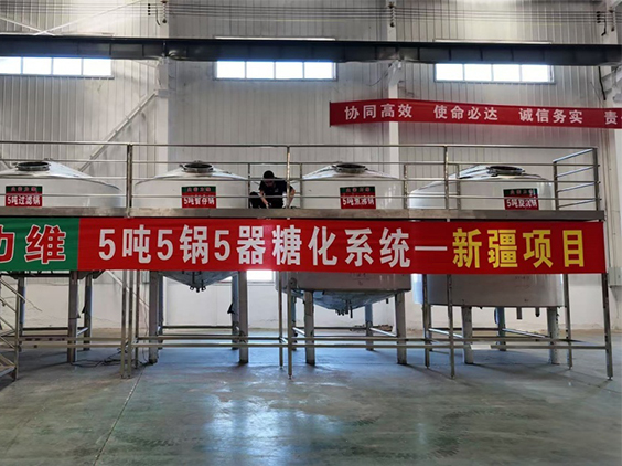 乐平精酿啤酒设备厂—5吨精酿啤酒设备—新疆项目